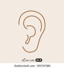Line icon- ear