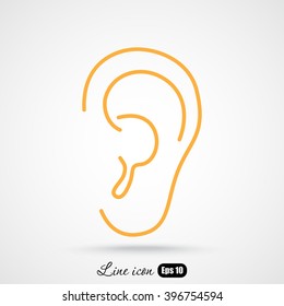 Line icon- ear