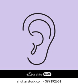 Line icon- ear