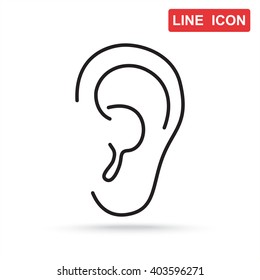 Line icon- ear