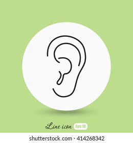 Line icon- ear