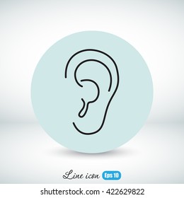 Line icon- ear