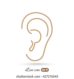 Line icon- ear