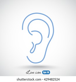 Line icon- ear