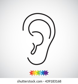 Line icon- ear