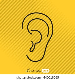 Line icon- ear