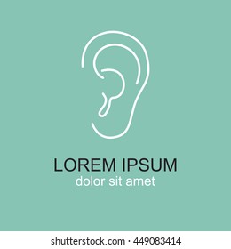 Line icon- ear