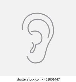 Line icon- ear