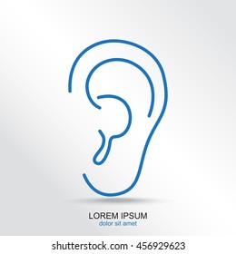 Line icon- ear