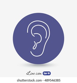 Line icon- ear
