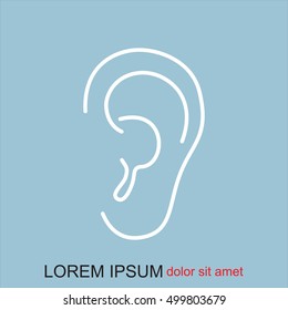 Line icon- ear