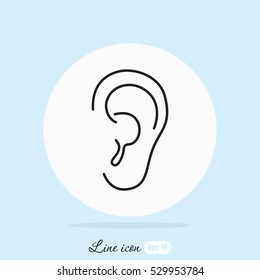 Line icon- ear