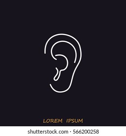 Line icon- ear