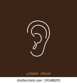Line icon- ear