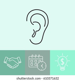 Line icon- ear