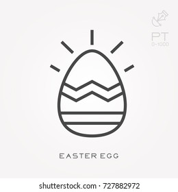 Line icon easter egg