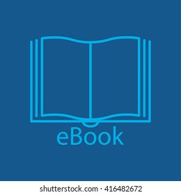 Line icon-  e-book