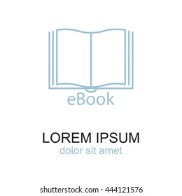 Line icon-  e-book