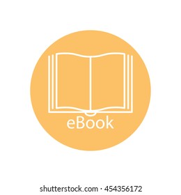 Line icon-  e-book