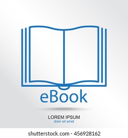 Line icon-  e-book