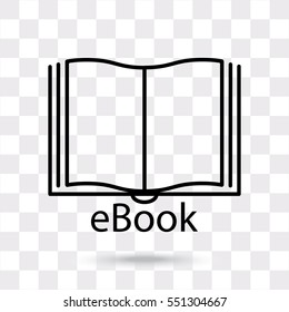 Line icon-  e-book