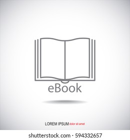 Line icon-  e-book