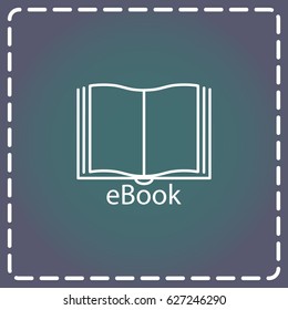 Line icon-  e-book