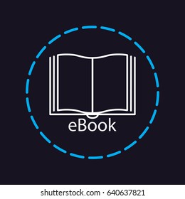 Line icon-  e-book