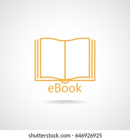 Line icon-  e-book