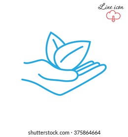 Line icon- eco