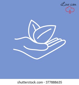 Line icon- eco