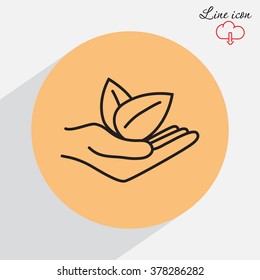 Line icon- eco