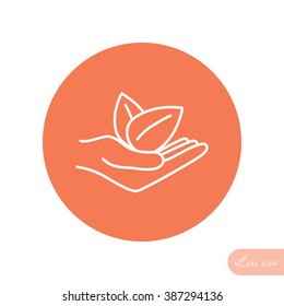 Line icon- eco