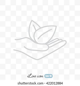 Line icon- eco