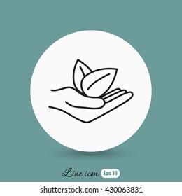 Line icon- eco