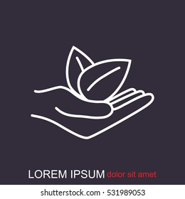 Line icon- eco