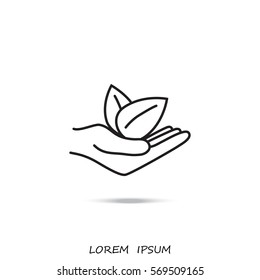 Line icon- eco