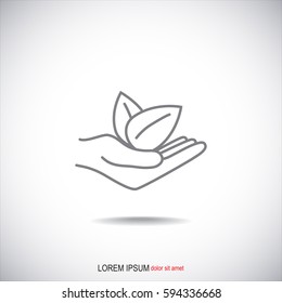 Line icon- eco