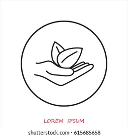 Line icon- eco