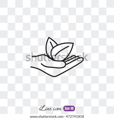 Line icon- eco