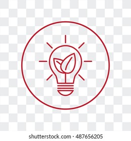 Line icon- eco energy concept