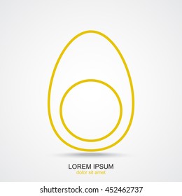 Line icon- egg