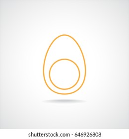 Line icon- egg