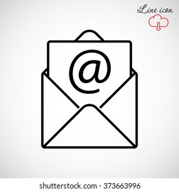 Line icon-  e-mail