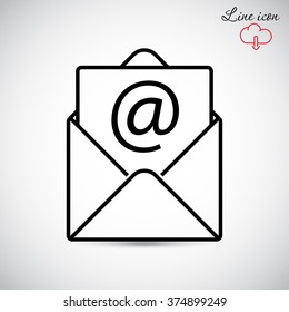 Line icon-  e-mail