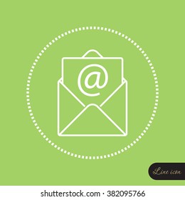 Line icon-  e-mail