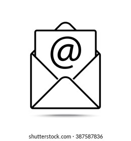 Line icon-  e-mail