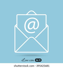 Line icon-  e-mail