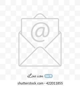 Line icon-  e-mail