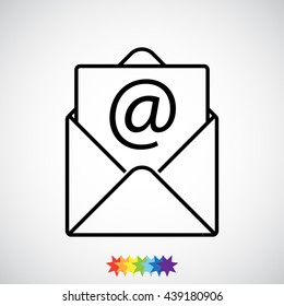 Line icon-  e-mail